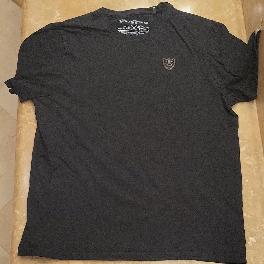 Buffalo David Bitton Black Short Sleeve Tee